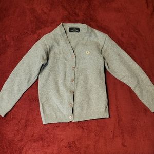 🔥🔥HP🔥🔥2-18-23🔥🔥NWOT KIDS GIRLS MONTE CARLO LAMBS WOOL SWEATER GRAY SIZE 38